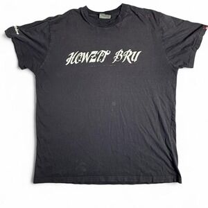 VTG Y2K Quicksilver Surf T-shirt Mens Large South Africa Black Grunge Howzit Bru